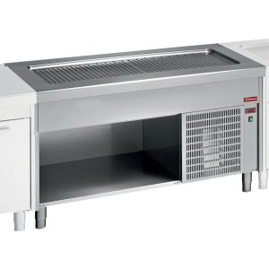 Gekoelde bovenkast op open kast 4x GN1/1