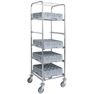 Trolley 5 niveaus voor vaatwasserkorven 500x500 mm