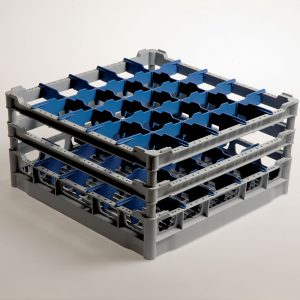 Mand 25 glazen Ø 90 mm, h210, Polyp.