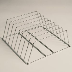 RVS-drager voor 8 gastro-schalen, h60 mm