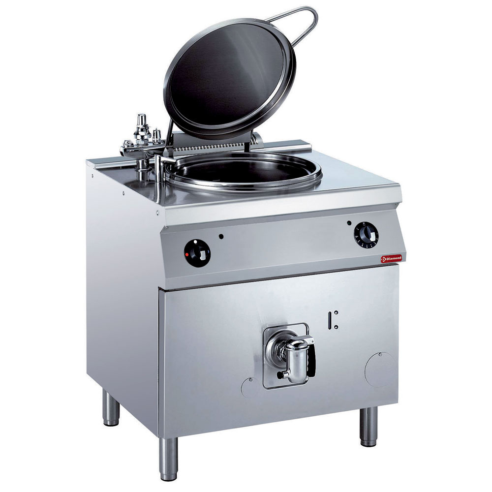 Elektrische ronde waterkoker, 60 liter, indirecte verwarming