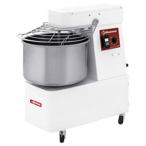 Spiraalkneder 33 liter, timer, op wielen