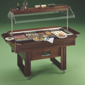 Vitroceramisch buffet capaciteit 4 GN 1/1