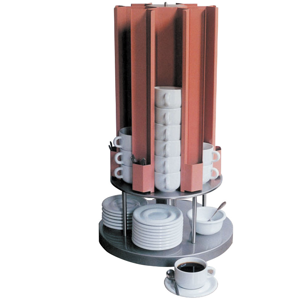 Verwarmde carrousel voor kopjes 70/88 mm