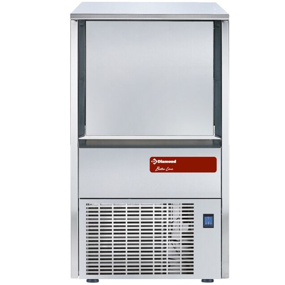 Holle ijsblokjesmachine, 38 kg met reserve 12 kg