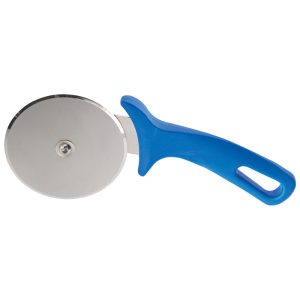 Professionele pizzasnijder, scherp roestvrijstalen mes ø 100 en ergonomische handgreep