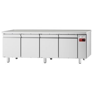 Gekoelde tafel, geventileerd, 4 deuren GN 1/1, (zonder groep)