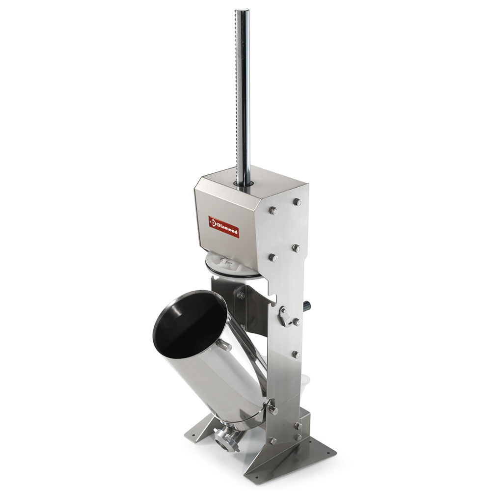 RVS verticale handmatige worstvuller, 12 liter - Afbeelding 2