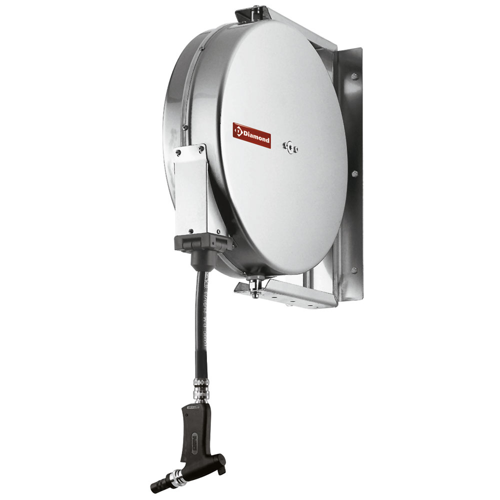 Reinigingsstation, automatisch oprolbaar 10m.