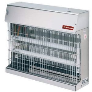 Insectenverdelger, wanduitvoering in roestvrij staal