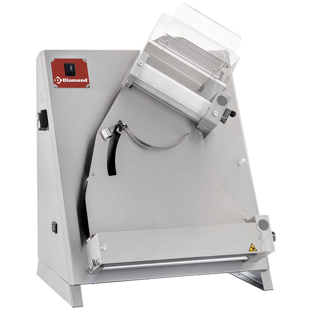 Pizzaroller Ø 420 mm, 2 rollen, van roestvrij staal