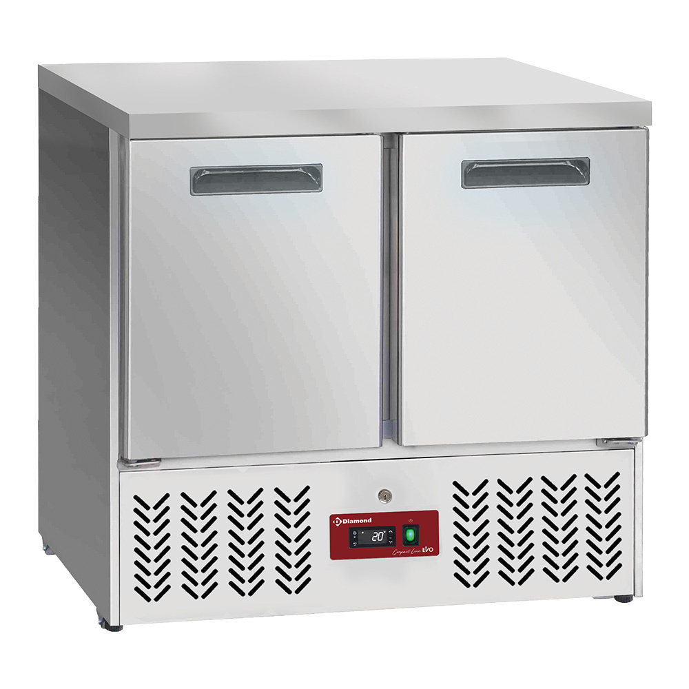 Gekoelde toonbank 2 deuren GN 1/1