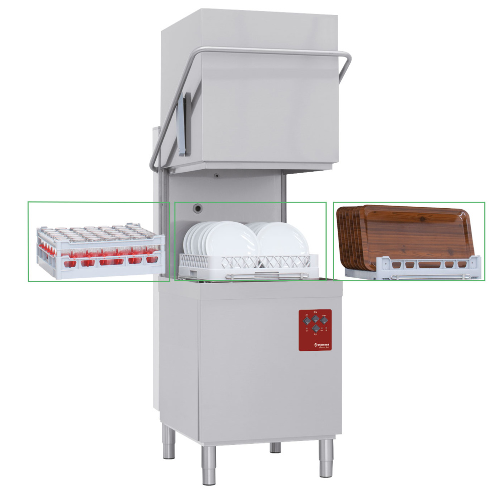 Afzuigkap vaatwasser, mand 500x500 mm - Afbeelding 2