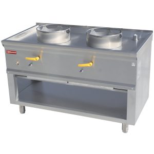 Wokfornuis 2 branders