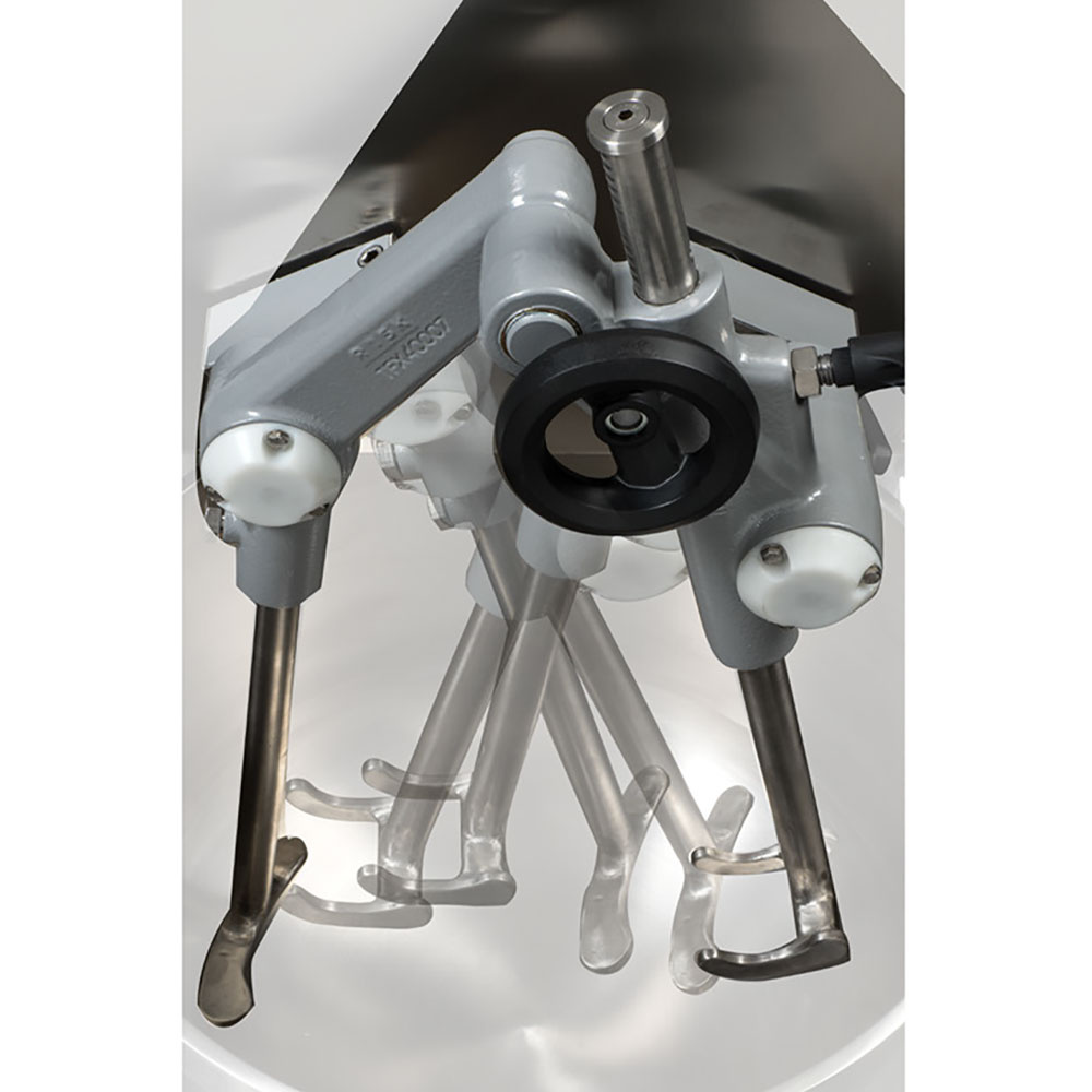 Kneder met zwenkarm, 60 kg - Variabele snelheid - Afbeelding 2