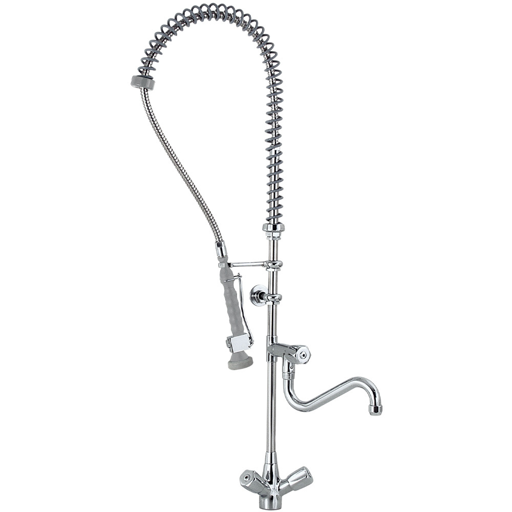 Spuitmond en kraan met mengkraan, "Heavy-Duty" (uitgang MONO)