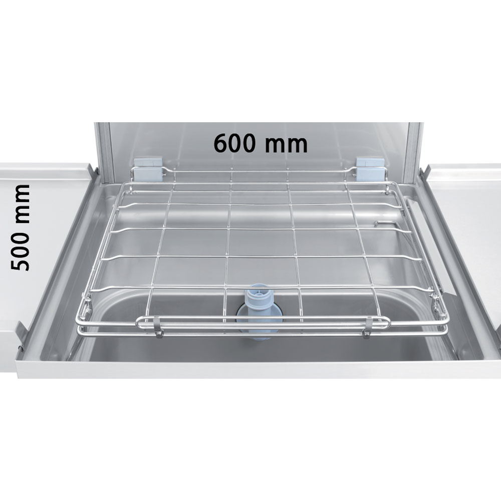 Afzuigkap vaatwasser & Pottenwasser, korf 600x500 mm + waterontharder continu + condensor-recuperator van de stoom "Volledige Hygiëne" - Afbeelding 2