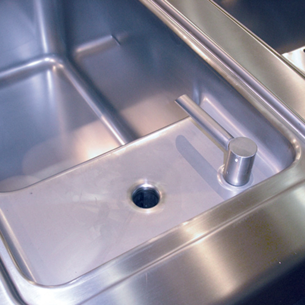 Elektrische pastakoker 2 bakken GN 1/1 op kast - Afbeelding 2