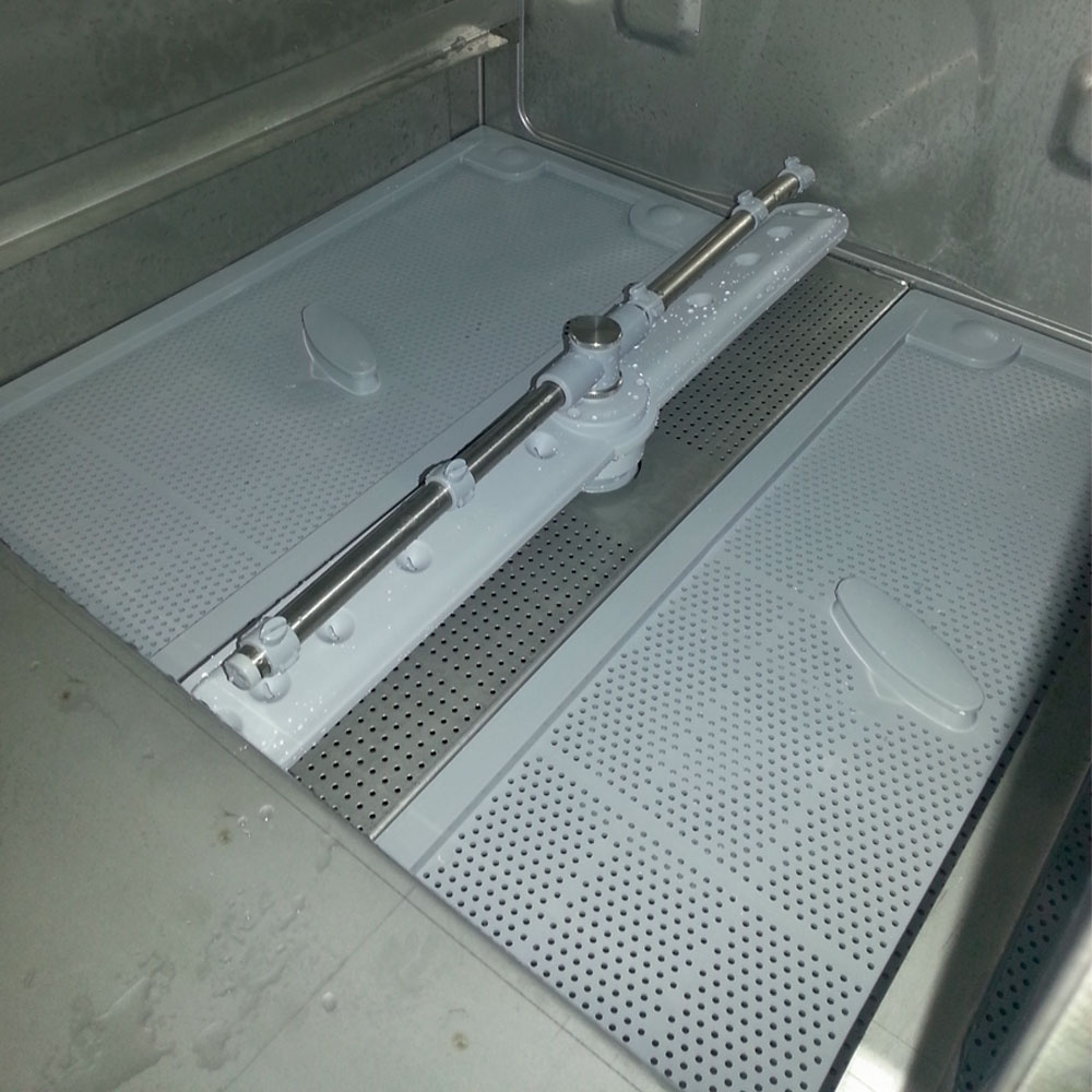 Glazenwasser en vaatwasser vierkante mand 450x450 mm + waterontharder - Afbeelding 2