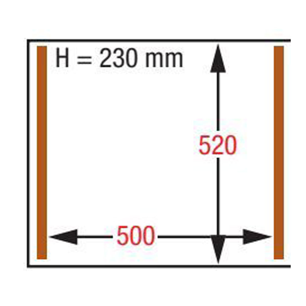 Vacuümmachine, kamer 500x520xh230 mm - 63 m3/u - Afbeelding 2