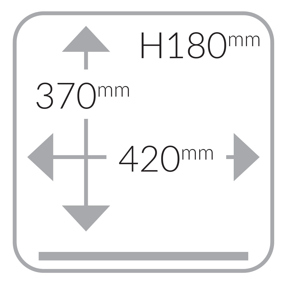 Vacuümmachine, roestvrijstalen tank 370x420xh180 mm. 21 m3/u TOUCH-scherm - Afbeelding 2