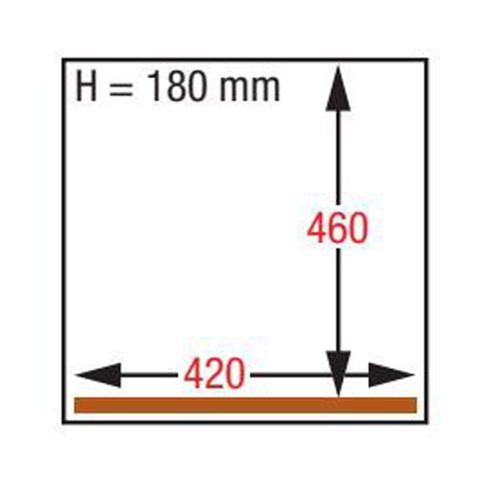 Vacuümmachine, kamer 420x460xh180 mm - 21 m3/h LCD - Afbeelding 2