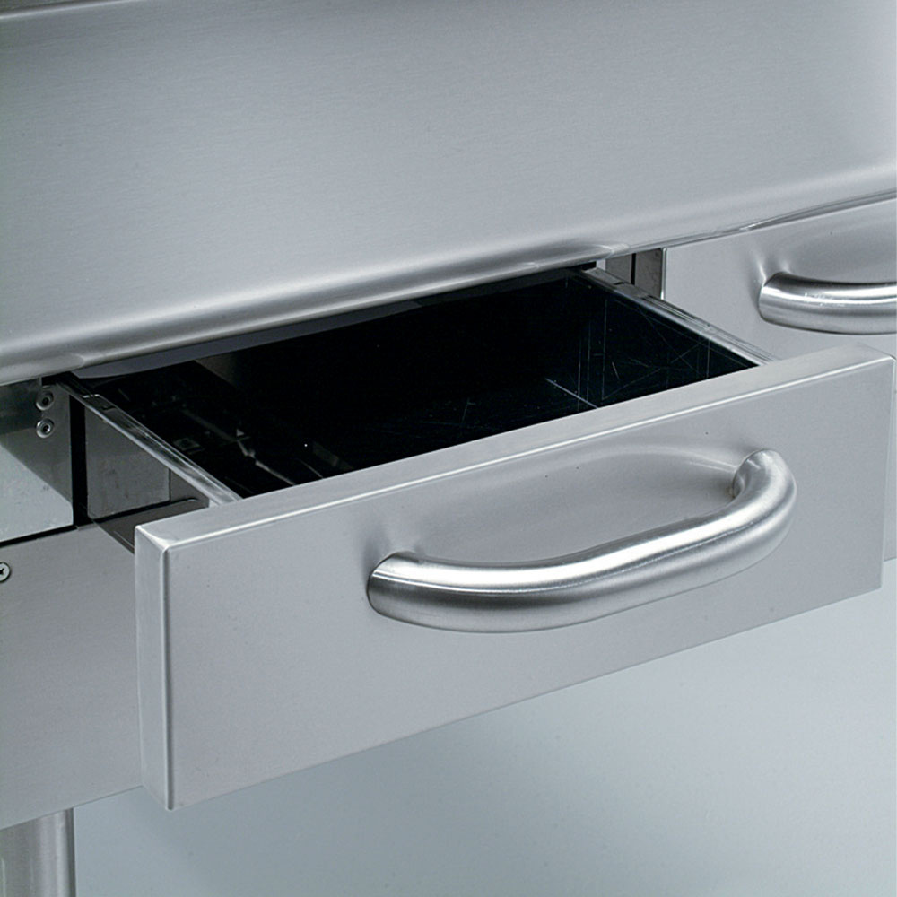 Gasgrill, rooster van gietijzer, op voetstuk - Afbeelding 2