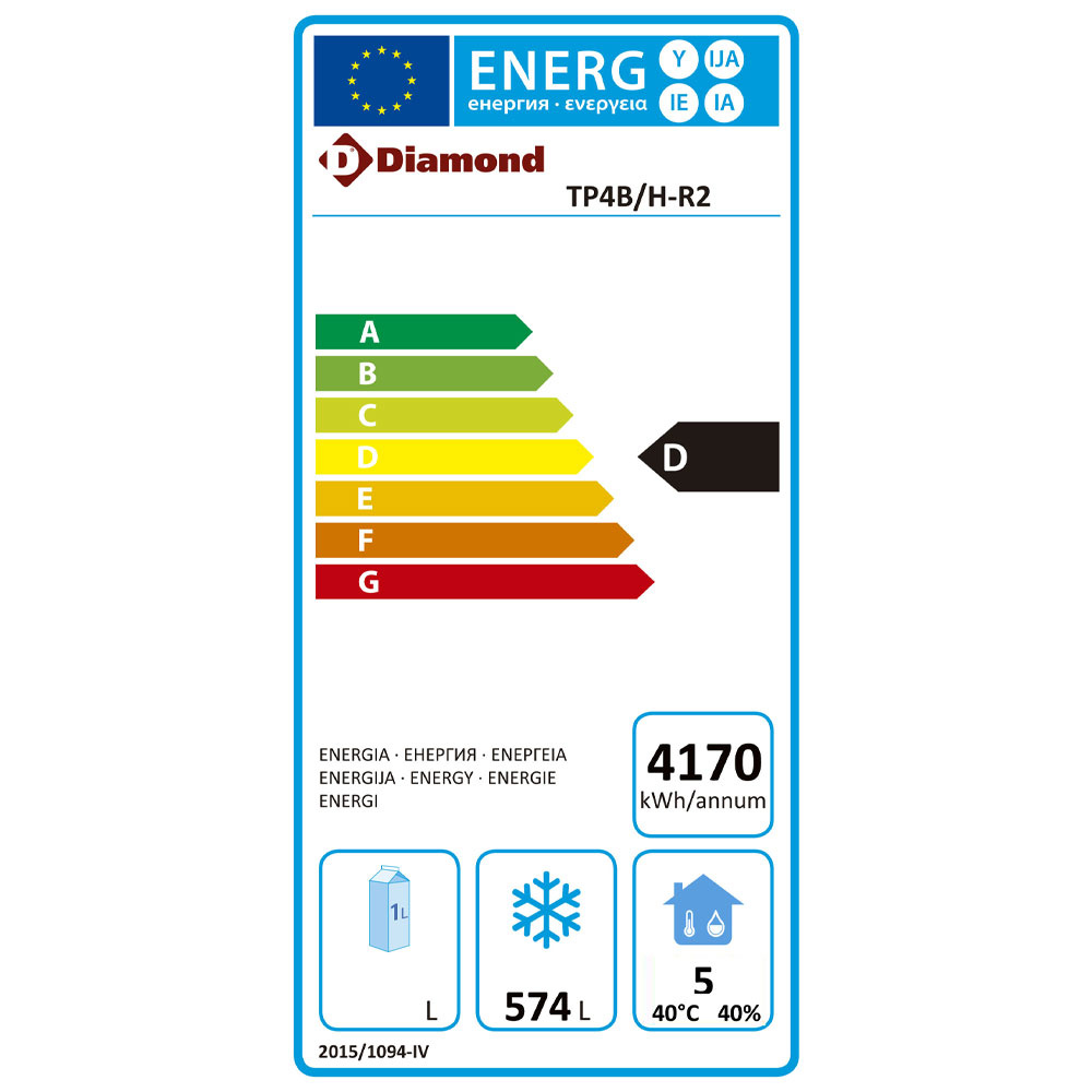 Vriestafel, geventileerd, 4 deuren EN 600x400 - Afbeelding 2