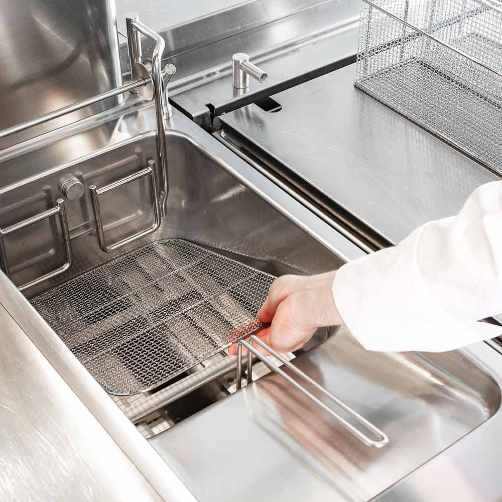 Gasfriteusetank 23 liter. S/armG. "Oliefiltering" + lift + automatisch koken, "DIGIT" - Afbeelding 4