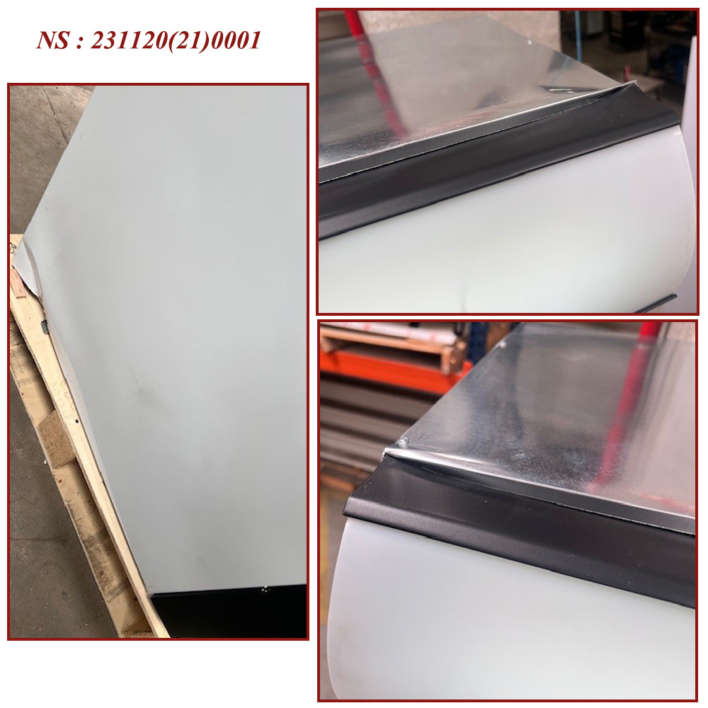 Geventileerde positieve T°-display 500 liter, met lichtbak - Afbeelding 2