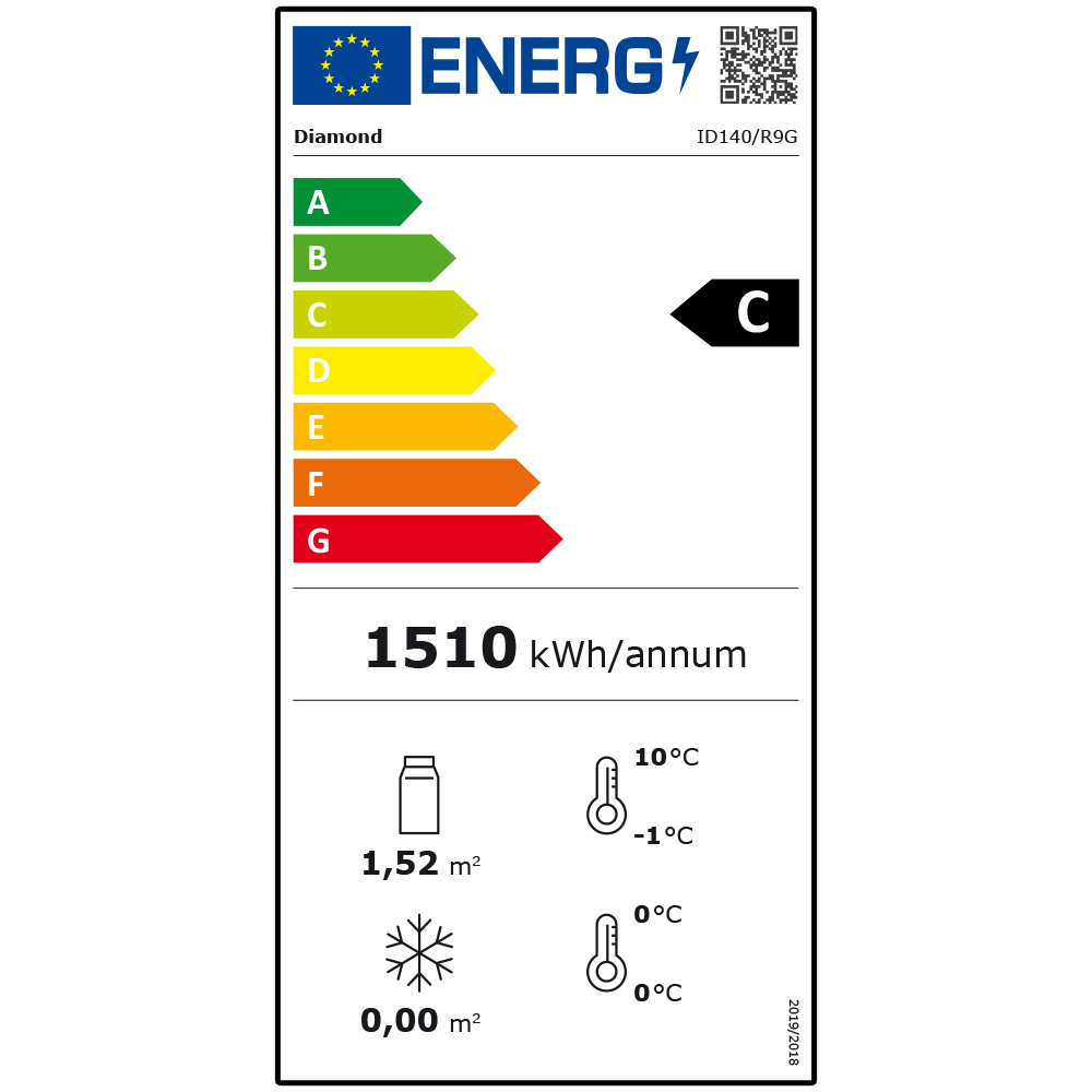 Geventileerde koelkast 1400 liter 2 glazen deuren GN 2/1, op wielen - Afbeelding 2