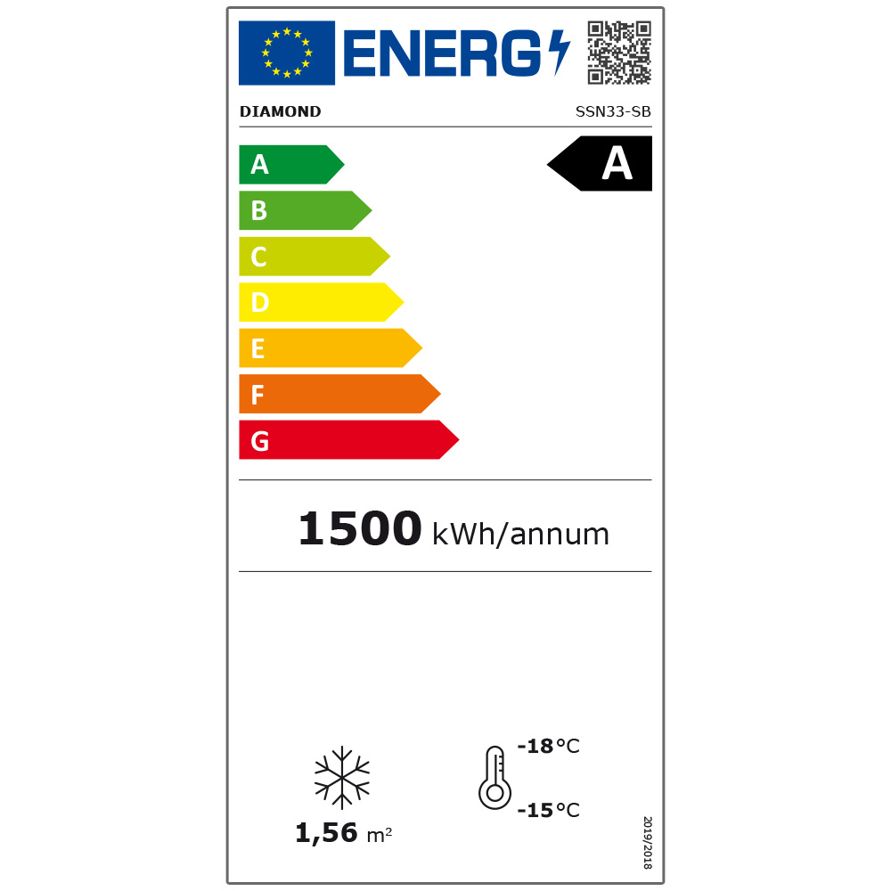 Negatieve koelvitrine 221 liter - 7 vaste niveaus - ZWART - Afbeelding 2