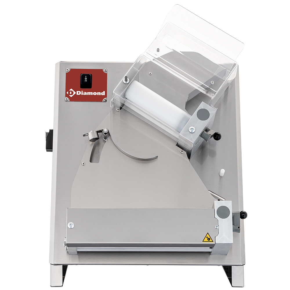 Pizzaroller Ø 320 mm, 2 rollen, van roestvrij staal - Afbeelding 2