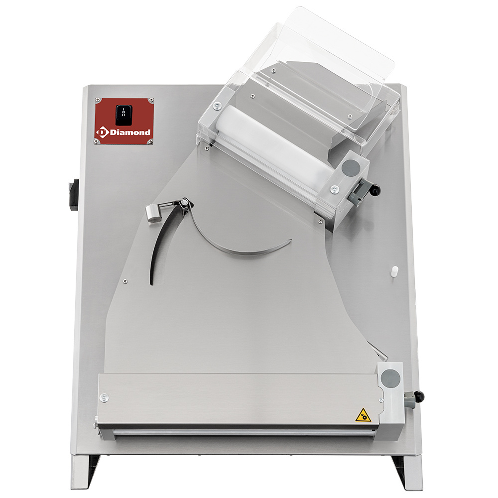 Pizzaroller Ø 420 mm, 2 rollen, van roestvrij staal - Afbeelding 2