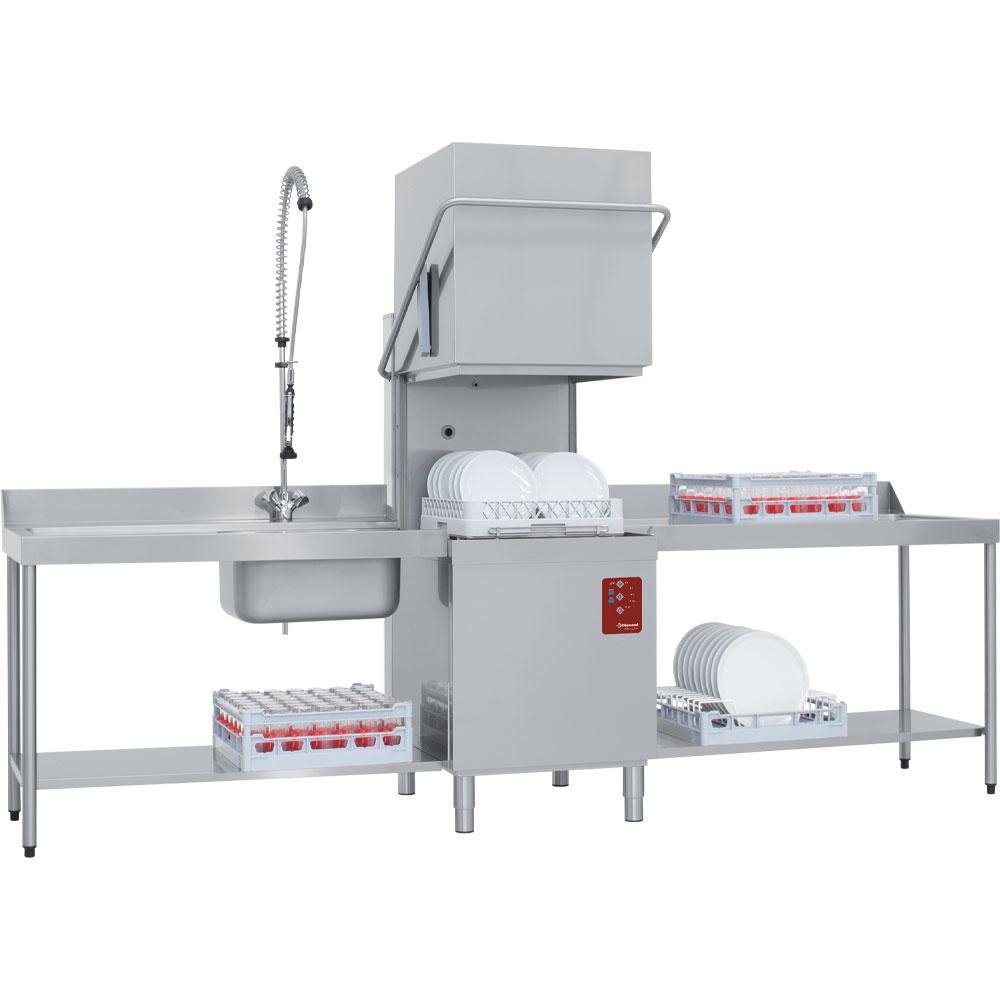 Afzuigkap vaatwasser, mand 500x500 mm + Break Tank - Afbeelding 3