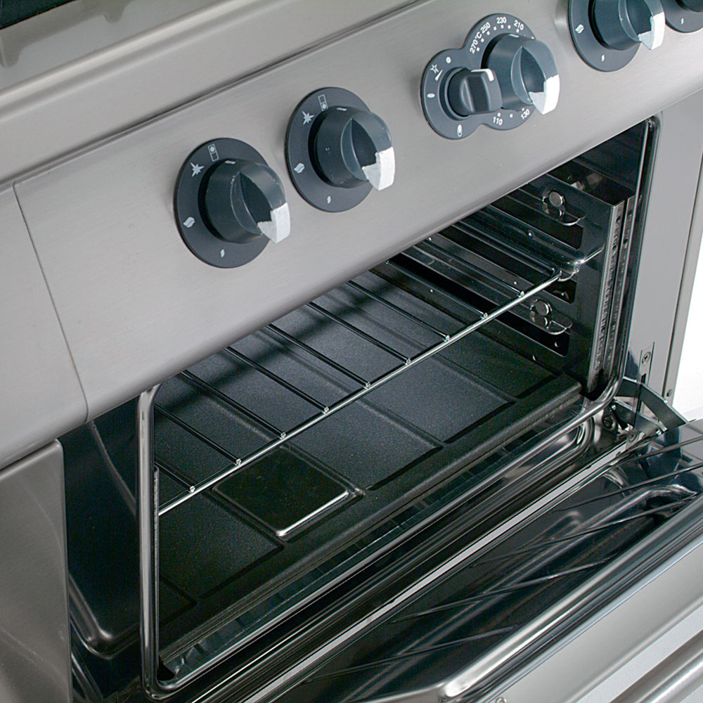 Kookplaat 4 branders, elektrische oven GN 2/1- - Afbeelding 3