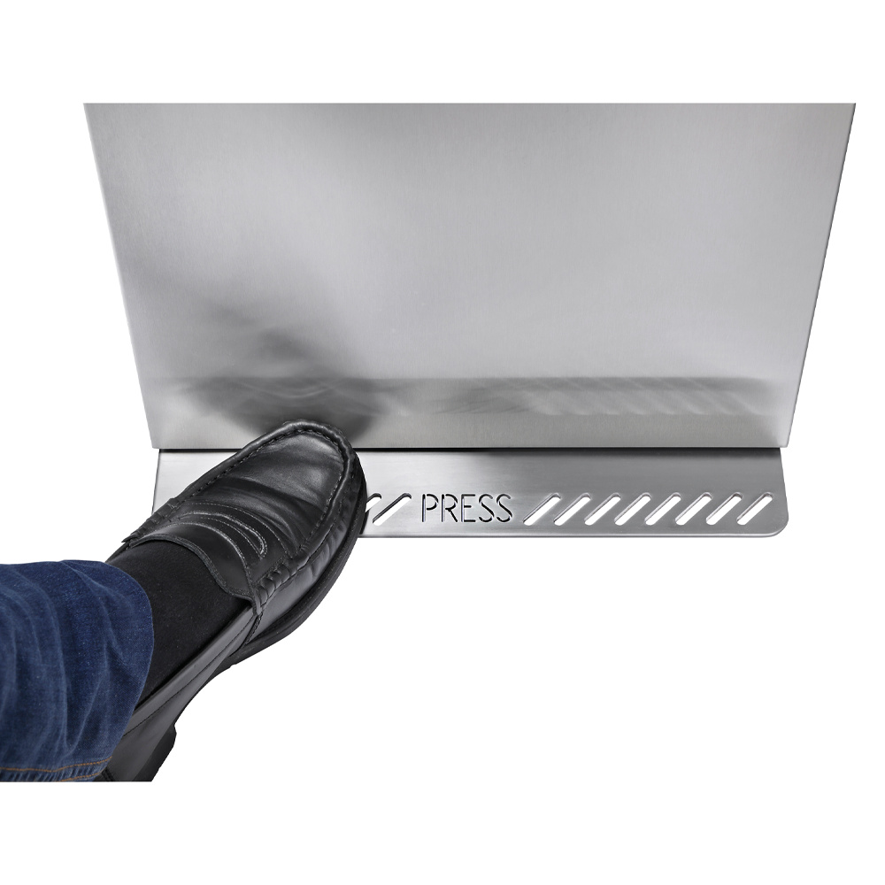 Pedaalbediende koelfontein, roestvrij staal, 35 liter/uur - Afbeelding 3