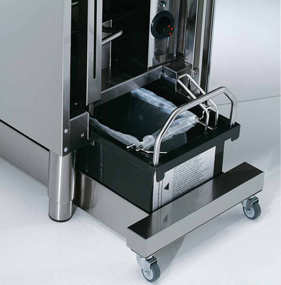 Elektrische frituurpan 1 bak in "Y" 23 liter, op onderstel, "DIGIT" - Afbeelding 3