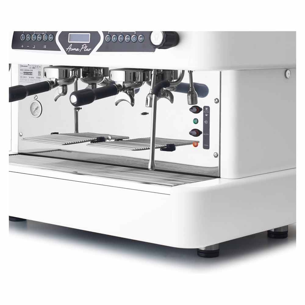 Koffiemachine 2 groepen, automatisch (met display) - WIT - Afbeelding 3