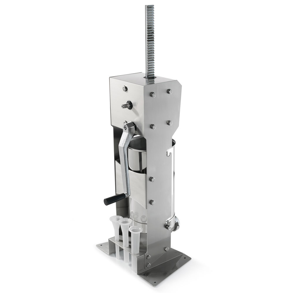 RVS verticale handmatige worstvuller, 12 liter - Afbeelding 3