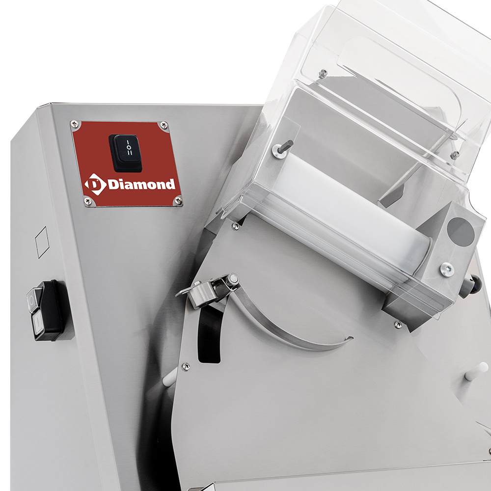 Pizzaroller Ø 320 mm, 2 rollen, van roestvrij staal - Afbeelding 3