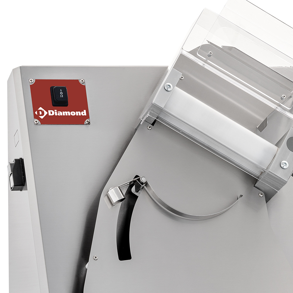 Pizzaroller Ø 420 mm, 2 rollen, van roestvrij staal - Afbeelding 3