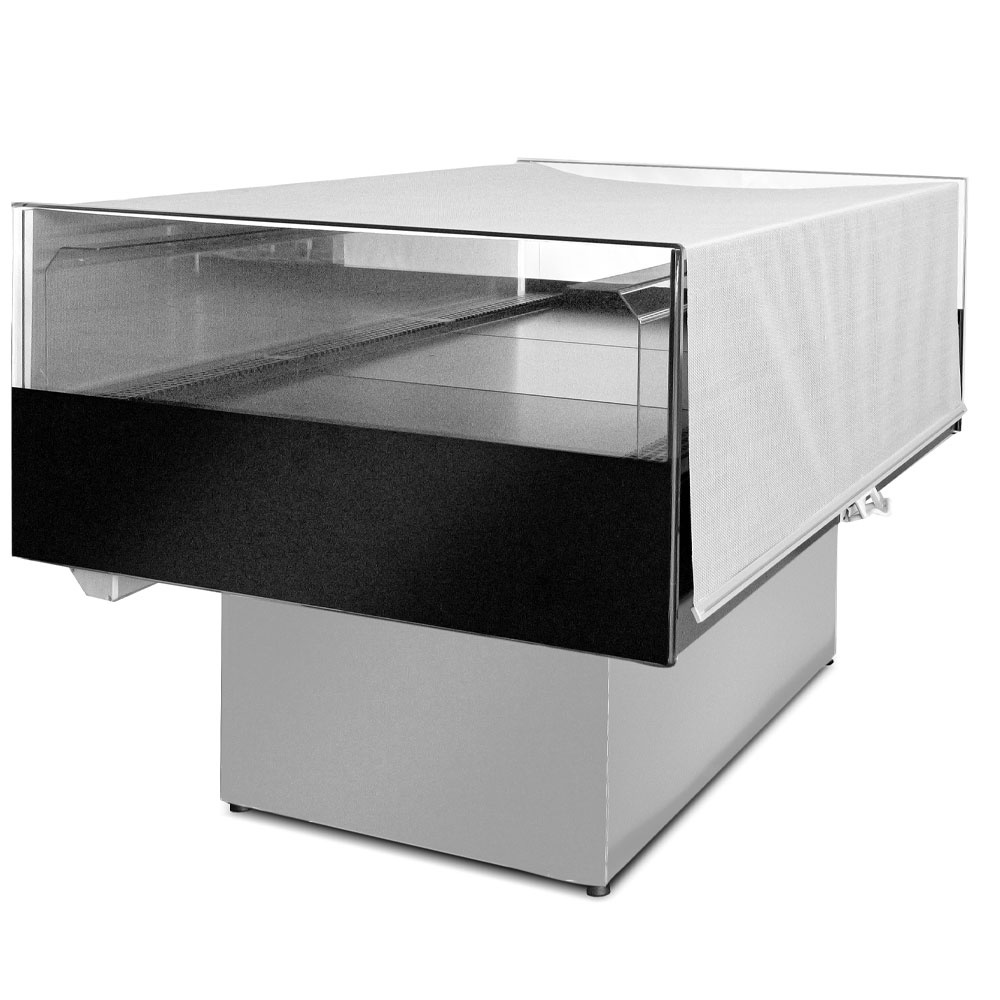 Panoramische zelfbedieningskoeltoonbank - GRIJS/ZWART - Afbeelding 4