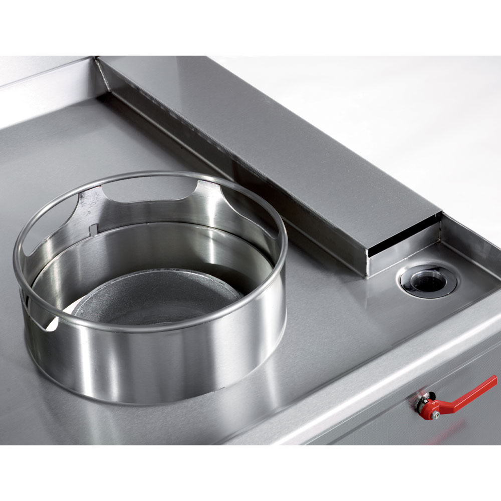 Wokfornuis 5 branders met watergordijn - Afbeelding 4