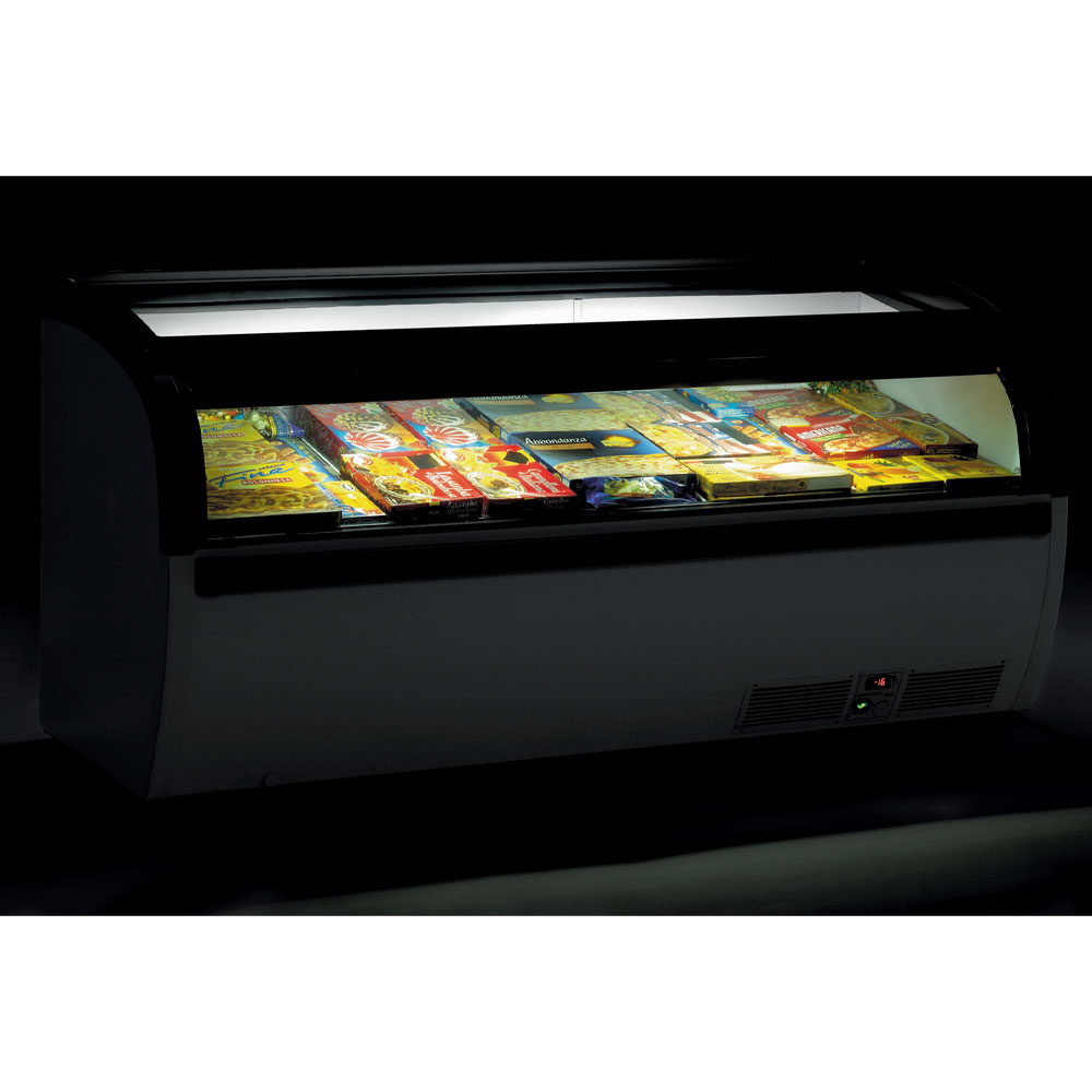 Panoramische diepvriezer met glazen schuifdeuren - Afbeelding 5