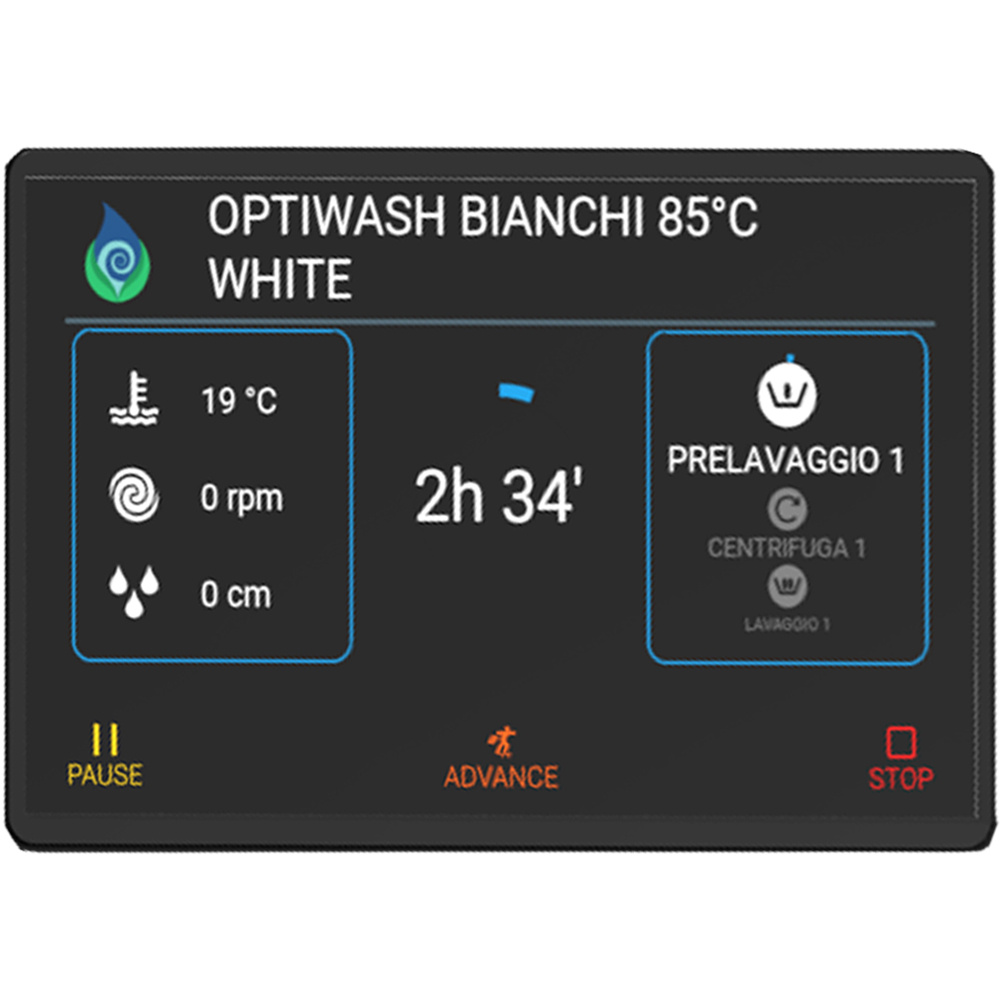 Wasmachine met super centrifugeren 14 kg (elektrisch) + droogtrommel 18 kg (gas) TOUCHSCREEN - Afbeelding 3