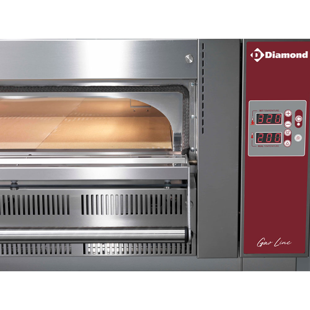 Gasoven, 4 pizza's Ø 350 mm - Afbeelding 5