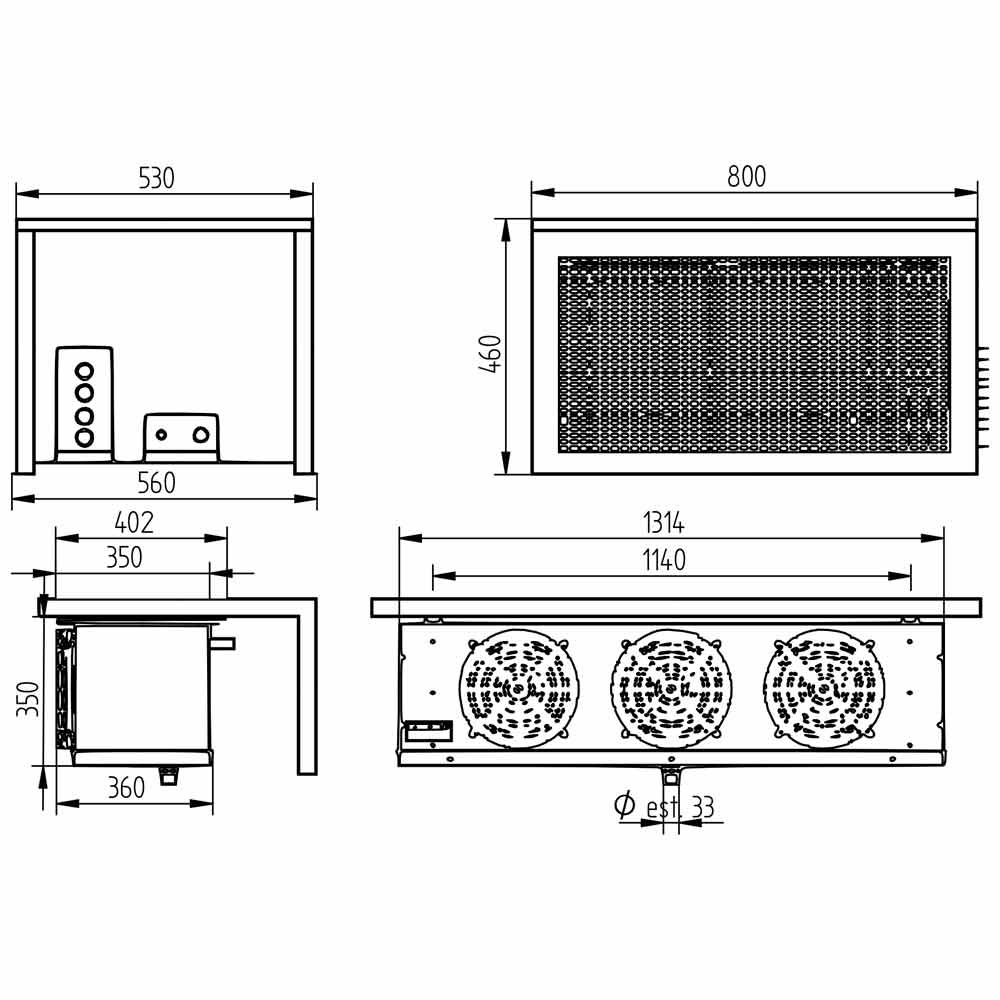 Koelunit "By-block" T° -15°-25° - Afbeelding 4