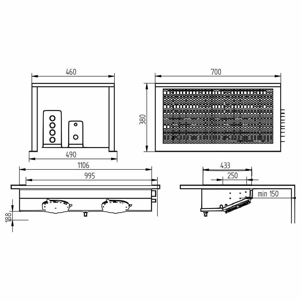 Gekoelde unit "By-block" T° -5°+5° - Afbeelding 4