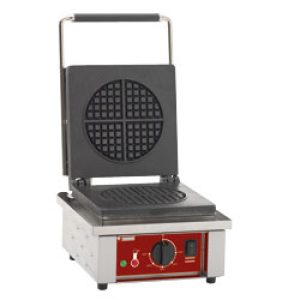 Elektrisch wafelijzer voor 4 ronde wafels